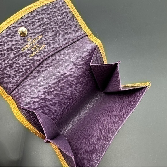 AUTHENTIC Louis Vuitton wallet. Credit card. ID holder. Yellow. - Picture 3 of 15